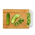 thumbnail image 5 of Emeril Lagasse Bamboo Cutting Board with Tray – Multifunction Wood Cutting Board with Pull-Out Container, Juice Groove, Anti-Skid Design, Kitchen Gift Idea, 5 of 7