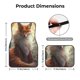 thumbnail image 5 of Balery Mystic Fox With Halo Juego de 4 Alfombrillas para Auto, Revestimientos de Caucho Resistente, Diseño Antideslizante, 5 of 7
