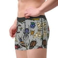 thumbnail image 2 of Pofeuu Bright Insects Print Men’s Boxer Briefs, Moisture-Wicking Underwear, Regular,Trunk-Medium, 2 of 5