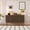 Espresso, variant on EUROCO 59.8" Retro Sideboard Storage Buffet Cabinet, wooden Buffet Cabinet with 4 doors, 2 Adjustable Shelves, Rectangular Metal Handles and Legs for Kitchen, Living room, and Dining Room, Espresso