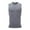 Mens Tank Tops Gray, variant on S-5X Plus Size Mens Tank Tops Big & Tall Sleeveless Compression Shirts Casual Stretchy Slim Pullover Crewneck Breathable Gym Running Vests