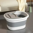 thumbnail image 4 of SuoKom Foldable Foot Bath Bucket with Handle and Lid, Portable Foot Bath Spa Bucket with Massage Acupoints, Portable Foot Bath Bucket, Foldable Spa Bucket for Foot, 4 of 6