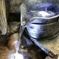 thumbnail image 3 of Alpine Corporation Lighted Watering Can Barrel Birdhouse Fountain, Multicolor, 3 of 4