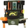 thumbnail image 2 of GRAINTEX CS2428 10-Pockets Hunter Green Finisher Tool Pouch Rip-stop Canvas with 2" Webbing Belt for Constructors, Electricians, Plumbers, Handymen, 2 of 7