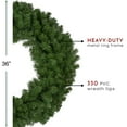 thumbnail image 4 of Northlight Deluxe Windsor Pine Artificial Christmas Wreath - 36" - Unlit, 4 of 4