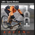 thumbnail image 4 of Montre Intelligente pour Hommes, Montre de Sport Bluetooth Extérieure, Moniteur de Sommeil Entraînement Physique HD 1.39 Po pour Android iOS, avec Podomètre Mode Sport, 4 of 5