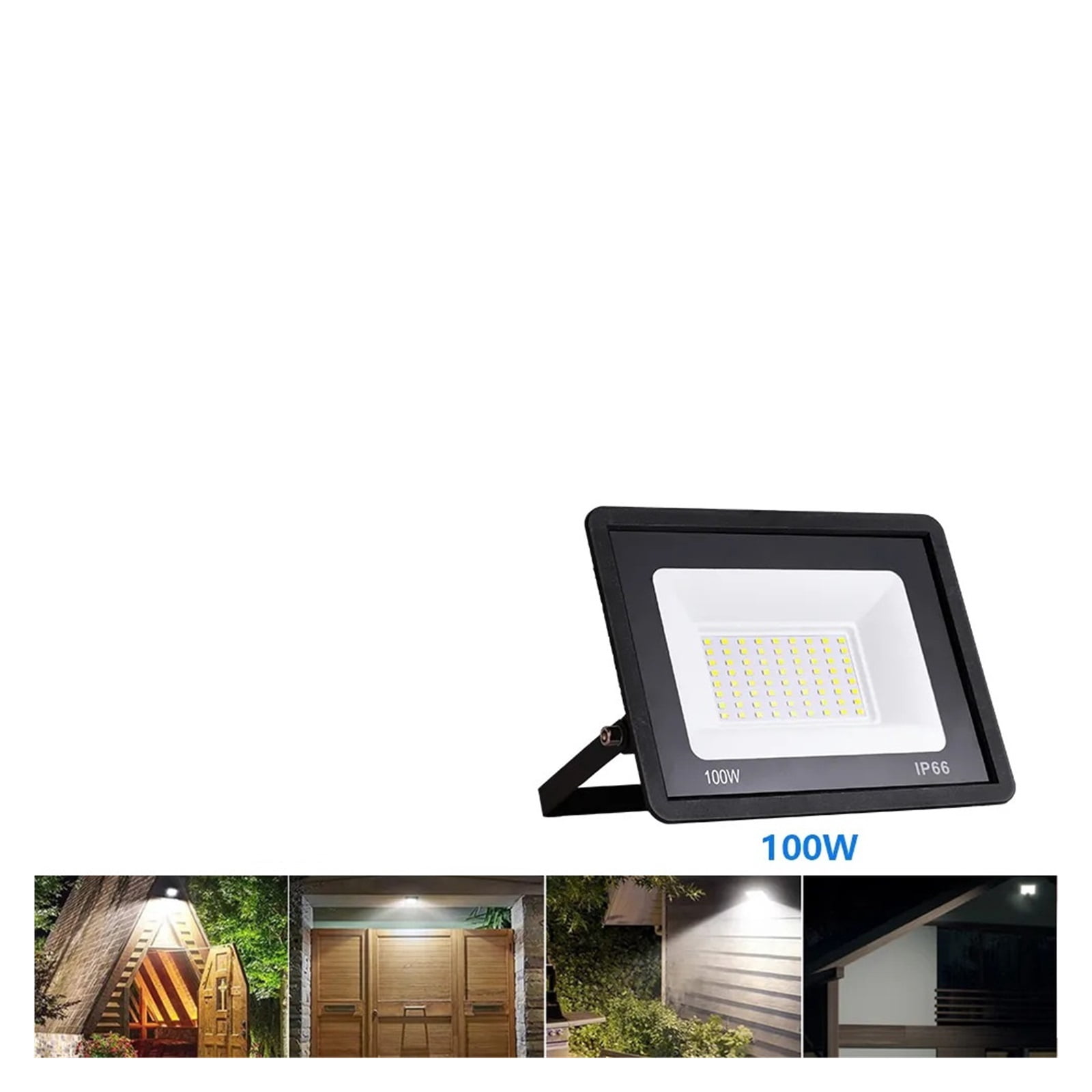 LED Flood Light Outdoor Lighting 100W FLoodlight IP66 Waterproof Wall Lamp Spotlight Garden Projector ,Multifunctional Lighting