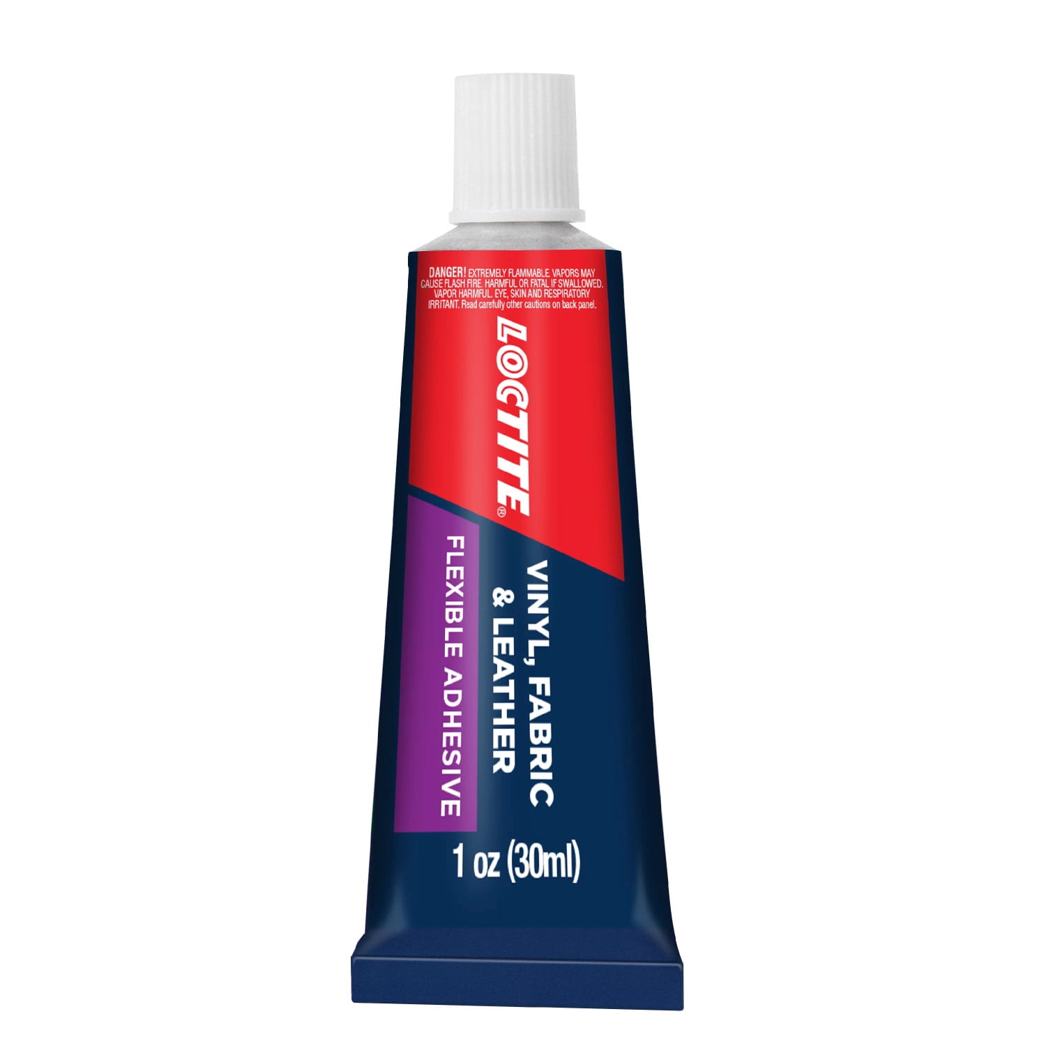 Loctite Vinyl Fabric & Leather Repair Flexible Adhesive, Pack of 1, Clear 1 fl oz Tube