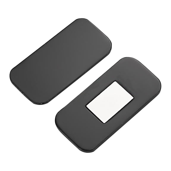 No-Drill Magnetic Sliding Door Lock Strip - Strong Magnet Door Catch for Closet Cabinet Sliding Doors, Adhesive-backed Door Lock for Home Office