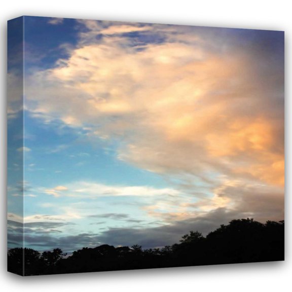 Alan Hausenflock 15x15 Gallery Wrapped Canvas Wall Art Titled - Rainbow Cloud Sq. II