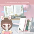 thumbnail image 2 of xiaxaixu Pencil Box Multifunctional Foldable Whiteboard Pencil Case Portable Book Reading Stand Stationery, 2 of 7