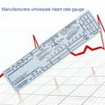 thumbnail image 2 of Heart Rate Scale Ruler for Interpretation Plastic Electrocardiogram Ruler Measuring Tool Assessment Measure Ruler Tool, 2 of 8