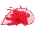 thumbnail image 4 of Sombreros vintage Fascinator de las mujeres Retro 1920s Mujeres Pinza de cabellero Tocados Tocados Boda Nupcial Accesorio para El Cabello - rojo, 35x23x8cm rojo Magideal Sombreros vintage Fascinator de las mujeres, 4 of 7