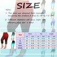 thumbnail image 2 of CBGELRT Elastic High Waist Sporty Leggings for Women Large Size Seamless Gradient Color 3/4 Yoga Pants Workout Fitness Leggins Jeggings Hot Pink Xxxl, 2 of 8
