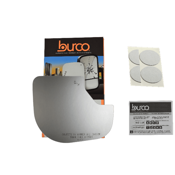 For 16-20 Titan Right Pass Mirror Glass Lens w/BlindSpot Icon Read Details as Pictured