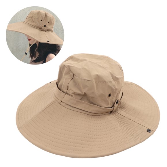Fishing Hat Over UPF 50  Protection Adjustable Waterproof Versatile Wide Brim Bucket Hat For Outdoor Fishing
