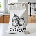 thumbnail image 2 of Vjnyvs Onion Bag Potato Bag Vegetable Storage Bags Reusable Potatoes Storage Bags with Light-Blocking Liner Drawstring Closure & Side Access to Keep Vegetables Fresh, 2 of 7