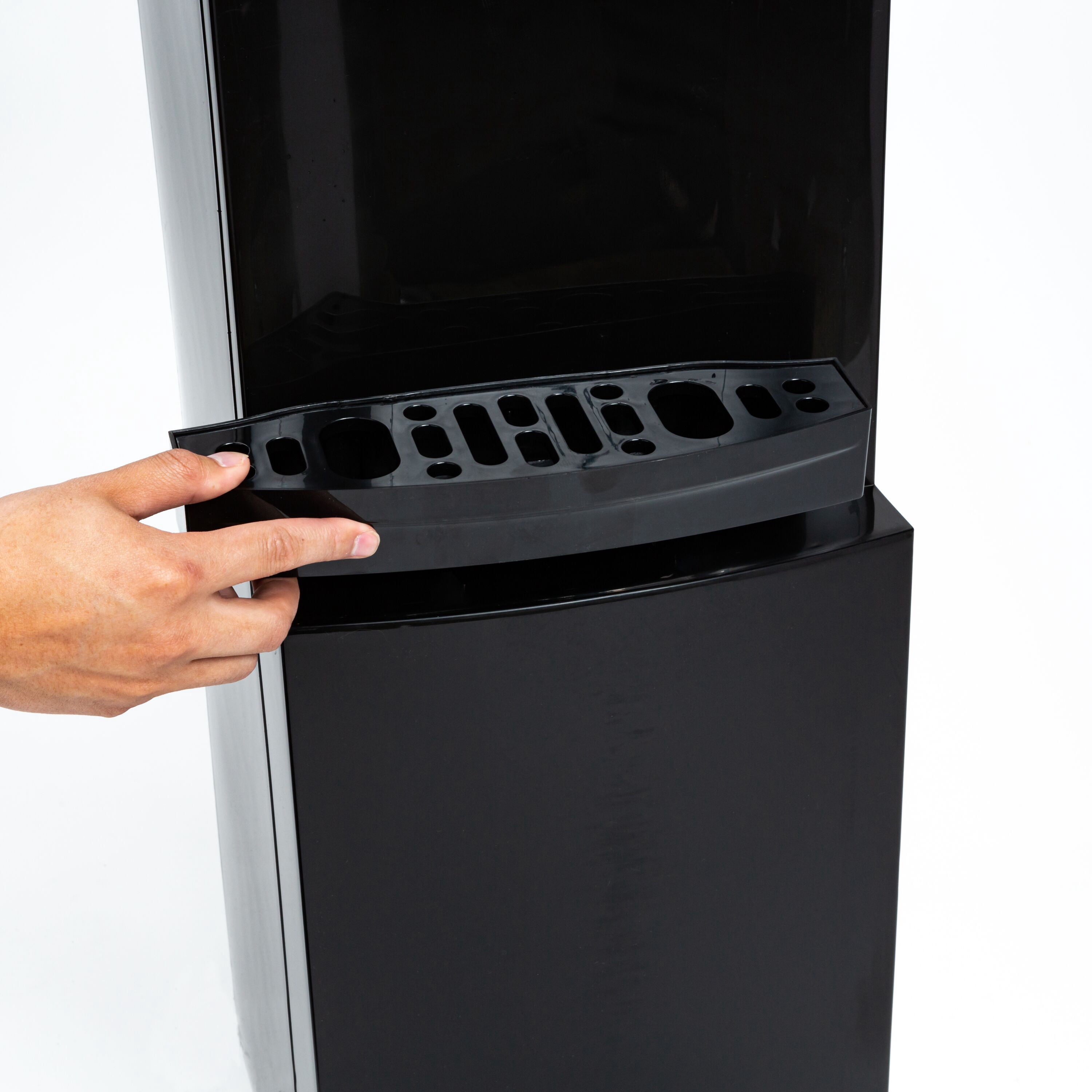 Igloo Top Loading Hot and Cold Water Dispenser for 3 & 5 Gallon Bottle, Black
