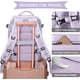 thumbnail image 5 of Mochila Viaje Cabina Avion 40x20x25 Mujer Ryanair Maleta para Cabina de avion Equipaje de Mano 45x36x20 Easyjet Mochila de Senderismo Mochila para Portatil Impermeable hombre con Cargador USB(Púrpura), 5 of 6