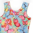 thumbnail image 3 of Baywell Leotards for Girls Gymnastics with Shorts Dance Butterfly Biketards Tumbling Matching Hair Scrunchie for 3-10Y, 3 of 8