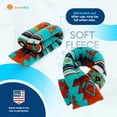 thumbnail image 3 of SunnyBay Microwave Heating Pad, Microwavable Moist Heated Neck and Shoulder Wrap, Weighted Bean Bag Warmer, Heat or Cold Pack or Warm Compress for Pain Relief Therapy, 26x5 Inches (Canyon Turquoise), 3 of 6