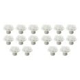 thumbnail image 1 of ZheElen Decorative And Easy-to-install Flower Pulls Knobs For Unique Touch Wide Range white 2Set, 1 of 6