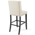thumbnail image 4 of Baron Bar Stool Upholstered Fabric Set of 2,Beige, 4 of 7