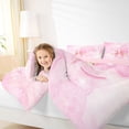 thumbnail image 3 of Manfei Cartoon Letter C Twin Comforter Sets,Kawaii Bowtie Bedding Set,Pink,Pink Reversible,2-Piece,1 Comforter and 1 Pillowcase, 3 of 7
