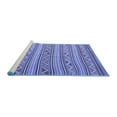 thumbnail image 2 of Ahgly Company Machine Washable Indoor Rectangle Southwestern Blue Country Area Rugs, 7' x 9', 2 of 4