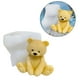 thumbnail image 3 of Bewildely White Craft posee velas de aromaterapia con estos moldes con forma de animal, lindos moldes de oso 3D de silicona Kits para hacer velas, 3 of 6