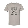 thumbnail image 1 of "Hunting Shirt, The Only Thing I Love More Than Hunting, Husband Shirt, Gift For Him, Hubby Tee, Hunting And Fishing, Hunting Dad, Guns, Deer, Heather Stone, 2XL", 1 of 1