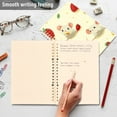 thumbnail image 5 of Ckdifva Cheese Mice Strawberries A5 Ring Binder Notebook Journey Note Diary College Ruled Study 60 Pages, 5 of 8