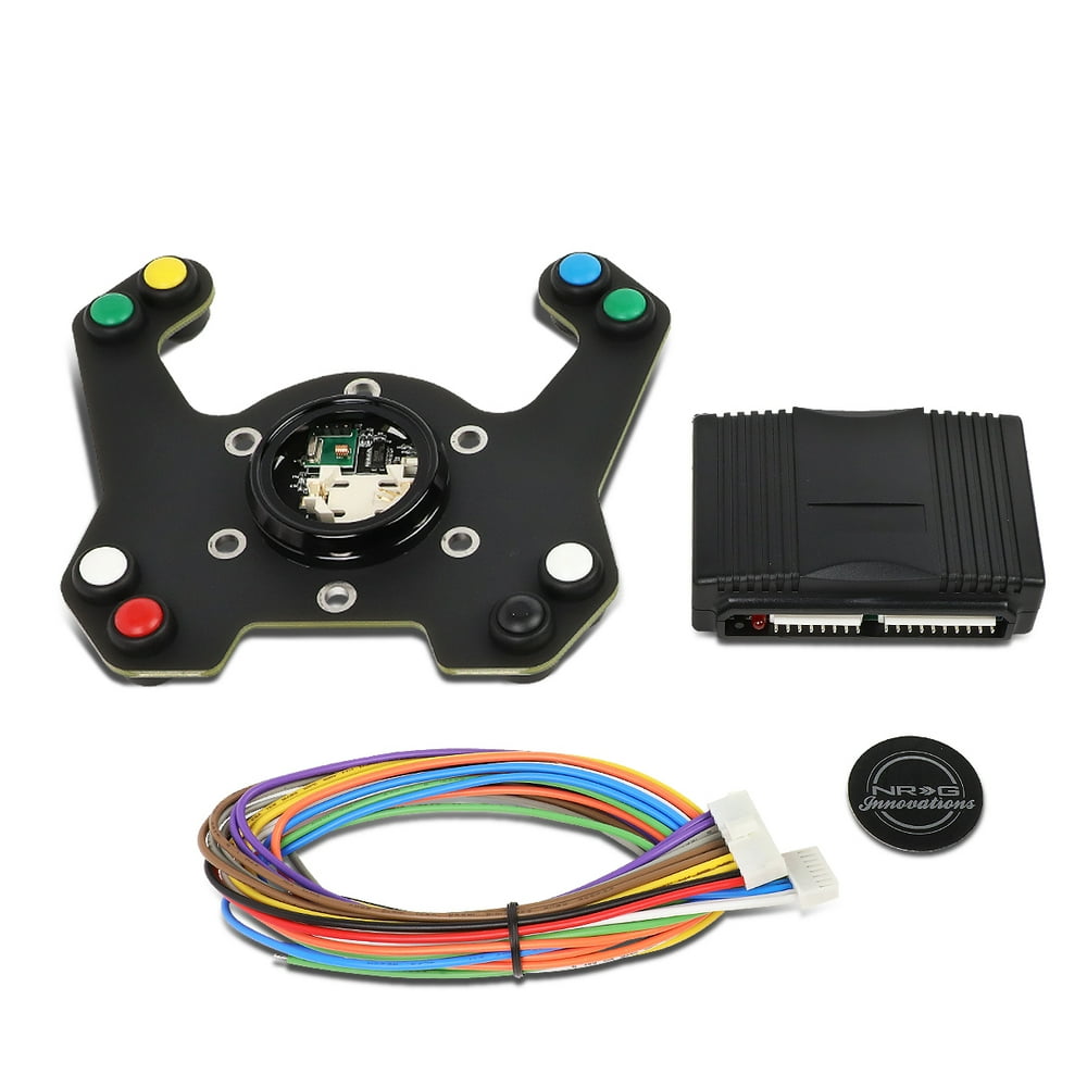 NRG Innovations WCU008 Racing Steering Wheel Wireless Multifunction