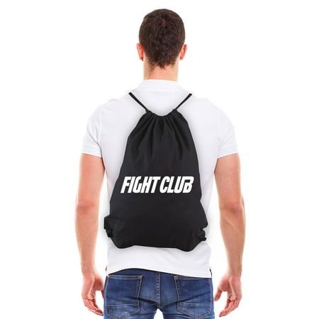 FIGHT CLUB Fighting Boxing Eco-Friendly Draw String Bag Black &