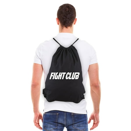 - FIGHT CLUB Fighting Boxing Eco-Friendly Draw String Bag Black & White