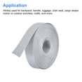 thumbnail image 4 of Uxcell Flat Nylon Webbing Strap 1 inch 15 Yards Silver Tone for Backpack, Bags, 4 of 4