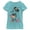 Tahiti Blue, variant on Girl's Mickey & Friends Rainbow Tie-Dye Minnie Mouse Graphic Tee Tahiti Blue X Small