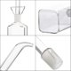 thumbnail image 1 of L Dispensador de vidrio del vinagre del aceite de cocina de la botella del dispensador del aceite de oliva de la botella de aceite con el canalón de vertido, 1 of 2