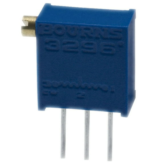 3296X-1-105LF Trimmer Potentiometer 1MOhms 0.5W, 1/2W PC Pins Through Hole Cermet 25.0 Turn Side Adjustment :RoHS