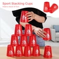 thumbnail image 2 of 24Pcs Sport Stacking Cups, Speed Training Game for Challenge Competition, Plastic Stacking Cups, Classic Family Game for Adults, Blue+Red, 2 of 6