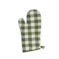 thumbnail image 3 of Achim Buffalo Check Polyester/Cotton Oven Mitt - Sage - 7-in x 13-in - Set of Two, 3 of 3