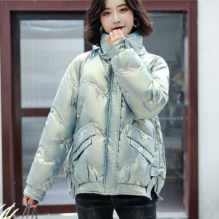 Glitter hot sale puffer jacket