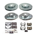 thumbnail image 3 of PowerStop Front and Rear Z26 Street Warrior Carbon-Fiber Ceramic Brake Pad and Drilled and Slotted Rotor Kit Fits: SUBARU Select Models K8519-26, 3 of 9