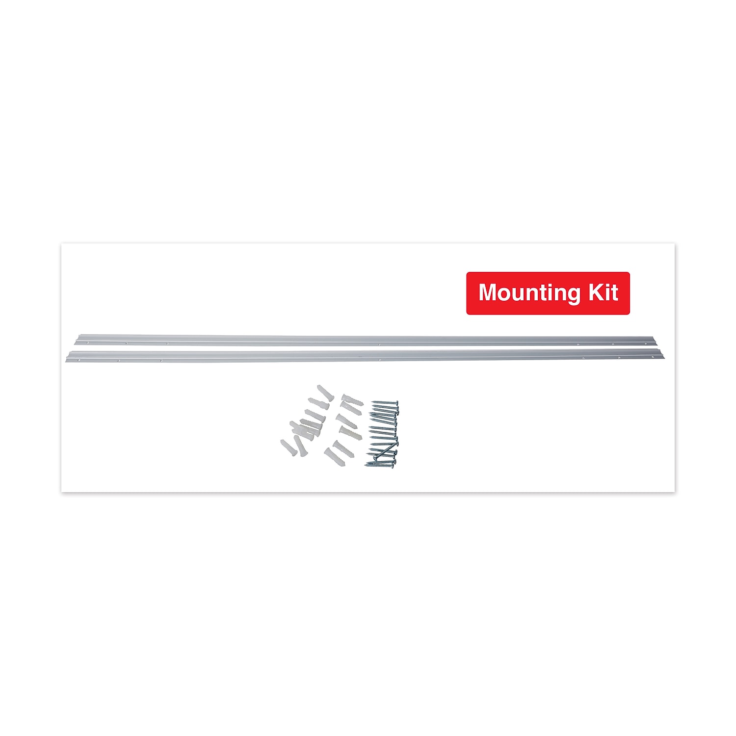 Universal Frameless Magnetic Glass Marker Board 48" x 36" White (UNV43203)