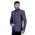 thumbnail image 3 of Blazer Gris Foncé pour Hommes. Ce Produit Est Fait sur Commande., 3 of 5