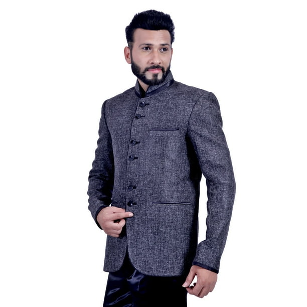 Blazer Gris Fonce pour Homme. Ce Produit Est Fabrique sur Commande. Walmart