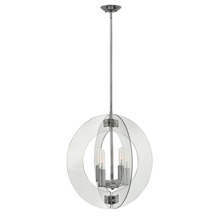 

Fredrick Ramond Fr47506 Solstice 4 Light 24 Wide Chandelier - Chrome