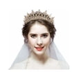 thumbnail image 2 of TIARA CORONA TOCADO PEINETA NOVIA XV BODA COMUNIÓN PRINCESA NIÑA M0026 GENÉRICA CUSTOM TIAIMDO0017, 2 of 2