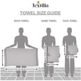 thumbnail image 3 of Textilia Set of 8 - 3 Size 100% Cotton Towels 600gsm Gray, 3 of 5