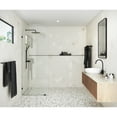 thumbnail image 2 of Glass Warehouse  32" x 86.75" Frameless Shower Door - Arched Single Fixed Panel Oil Rubbed Bronze Oil Rubbed Bronze Finish, 2 of 5